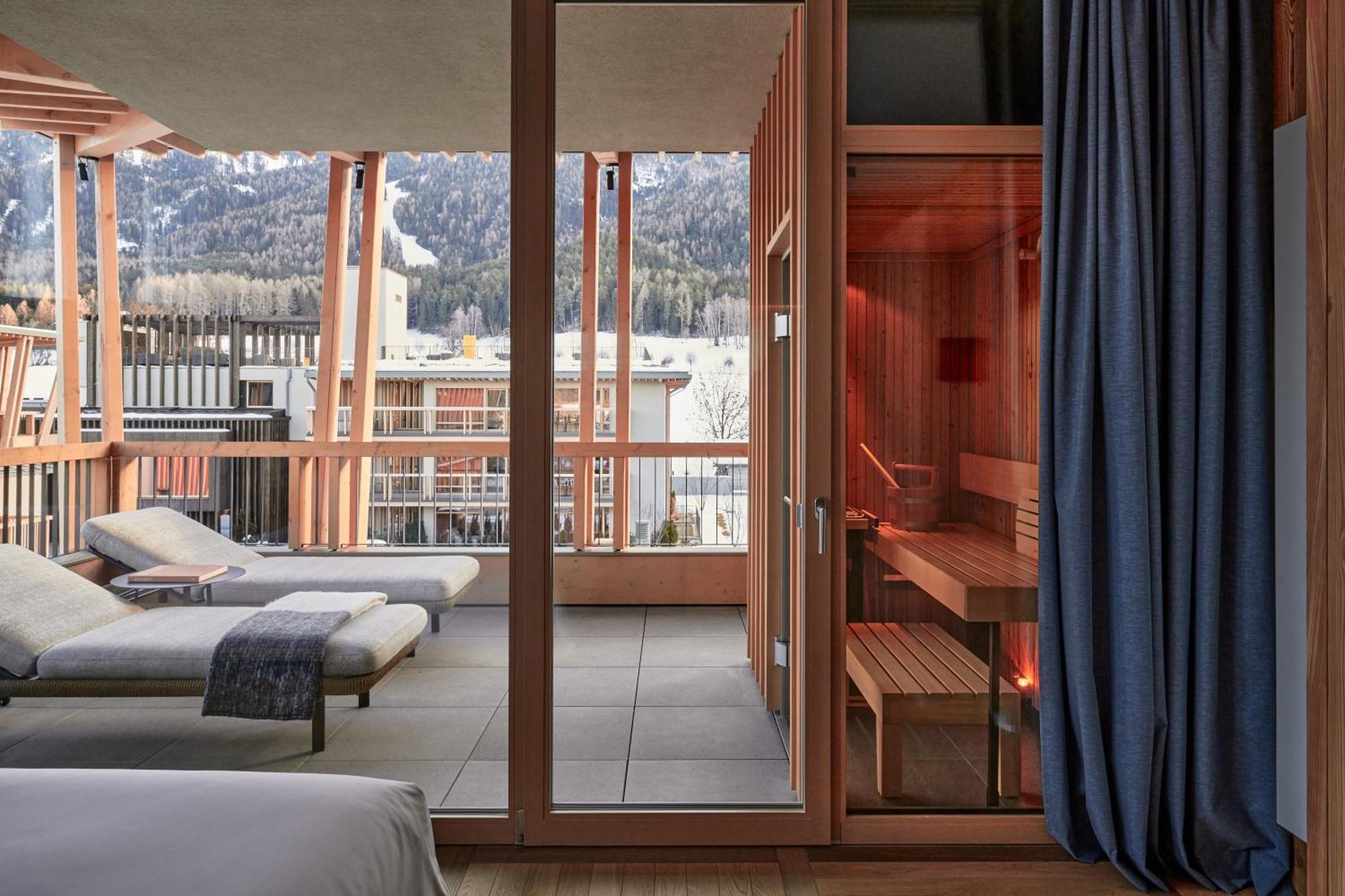 Falkensteiner Hotel Kronplatz - The Leading Hotels Of The World (Adults Only) Reischach Eksteriør bilde Sauna